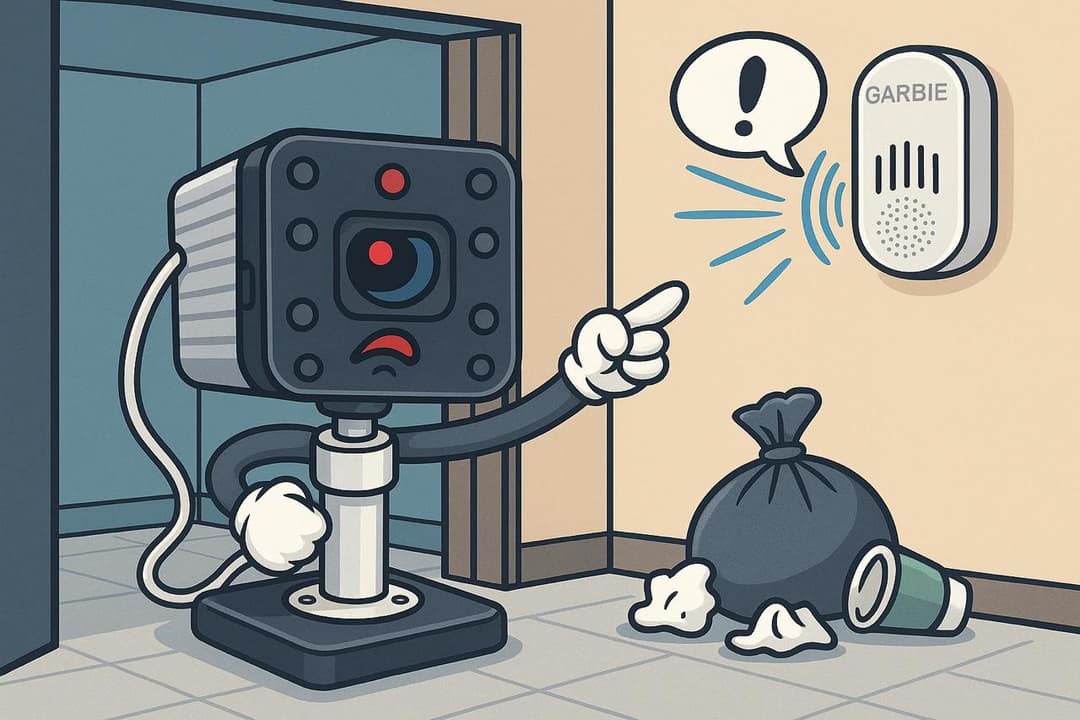 Garbie sending signal to speaker